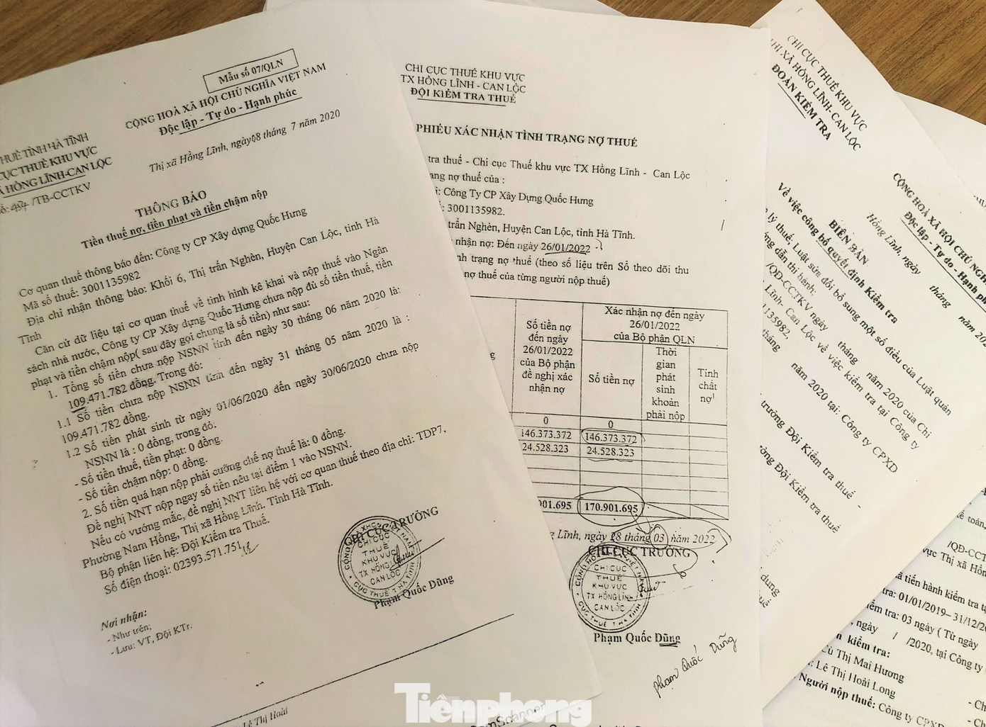 Nguyên lãnh đạo Chi cục thuế khu vực thị xã Hồng Lĩnh - Can Lộc nói bị cấp dưới lừa dối, ký vào văn bản không phù hợp.