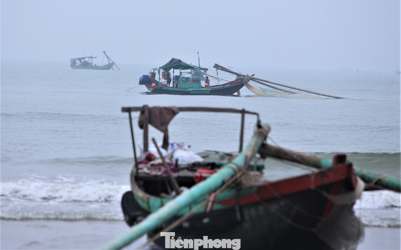 Tại xã Xuân Yên, ngư dân ra vùng biển cách bờ 1-2 hải lý, đánh bắt cá cháo, ghẹ, tép...