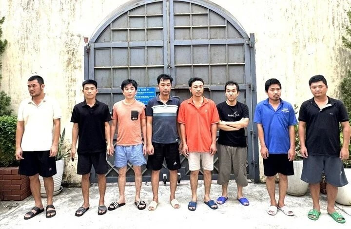 Các đối tượng trong đường dây bị cơ quan điều tra bắt giữ.