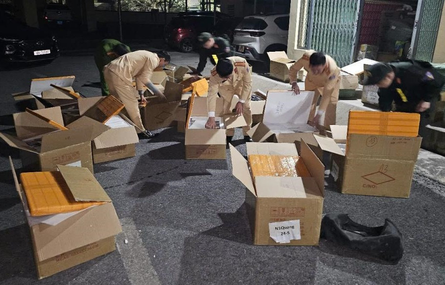 Lô hàng được phát hiện.