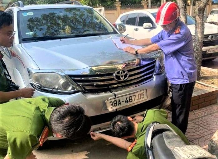 Chiếc xe gây tai nạn. Chiếc xe gây tai nạn.