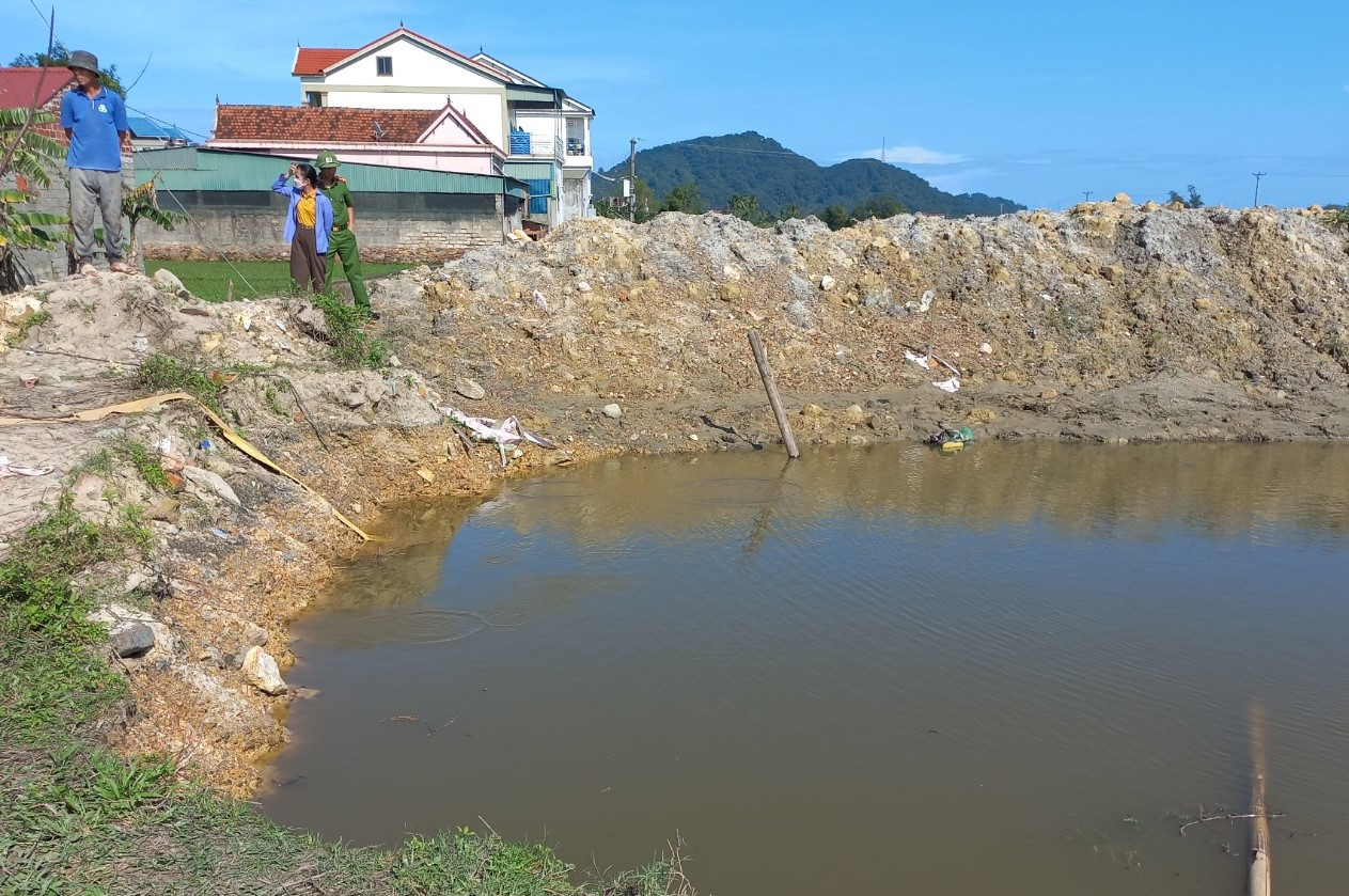 Hiện trường vụ việc.