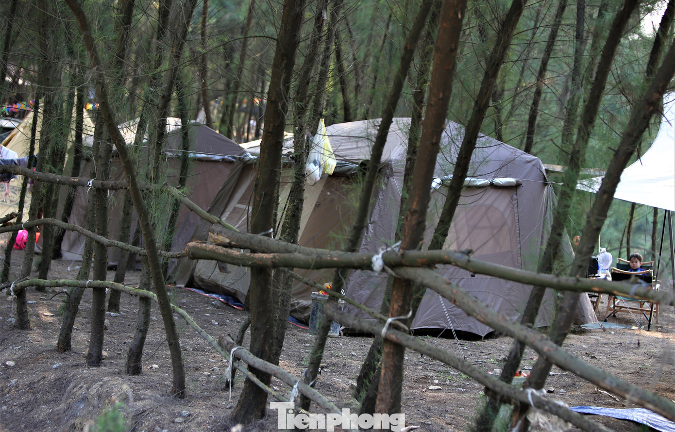 Du khách thích thú vui đùa, tắm mát bên những bãi cát mịn, ghềnh đá nhấp nhô rồi cắm trại, nấu nướng trên các tán rừng phi lao cạnh bờ biển. Du khách thích thú vui đùa, tắm mát bên những bãi cát mịn, ghềnh đá nhấp nhô rồi cắm trại, nấu nướng trên các tán rừng phi lao cạnh bờ biển.