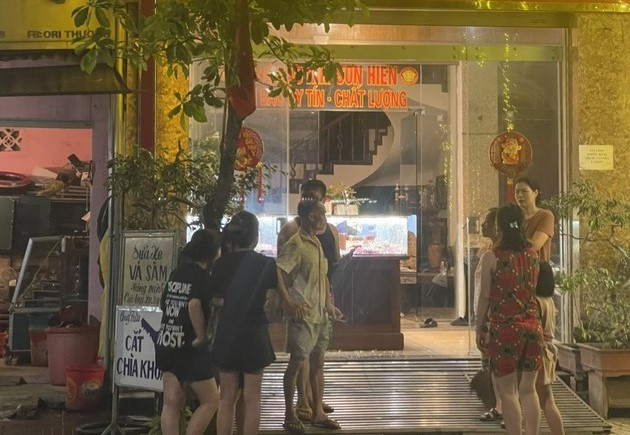 Tiệm vàng nơi xảy ra vụ việc.