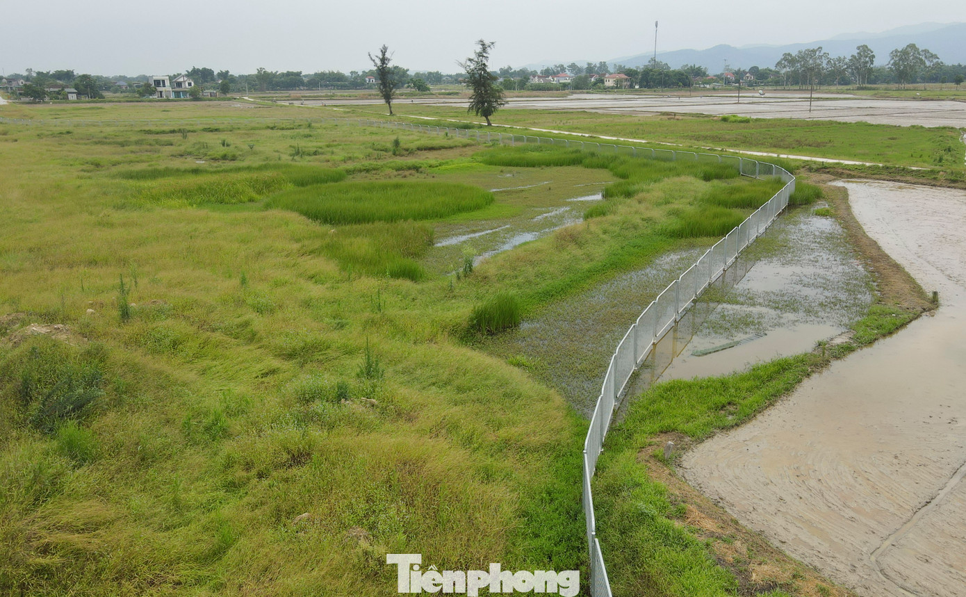 Tuy nhiên, theo ghi nhận, trên khu vực xây trạm dừng nghỉ là 2 bãi đất trống, cỏ mọc um tùm, không có máy móc cho thấy việc thi công. Lãnh đạo UBND huyện Đức Thọ cho biết, địa phương đã hoàn tất công tác giải phóng mặt bằng cho trạm dừng nghỉ từ tháng 11/2024. Huyện cũng đã cấp giấy phép môi trường xây dựng trạm dừng nghỉ sau khi nhà đầu tư có hồ sơ, văn bản đề nghị. Tuy nhiên không hiểu sao đến nay chủ đầu tư chưa triển khai thi công.