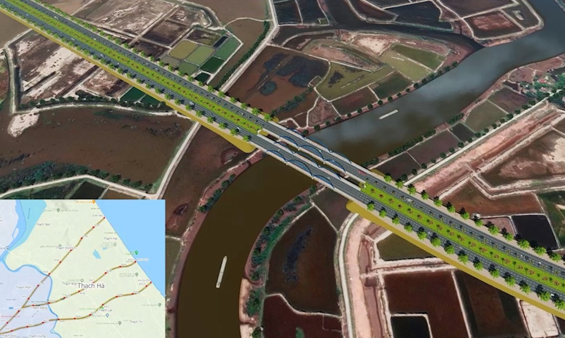 Theo thiết kế, đường có bề rộng nền đường 70m; bề rộng mặt đường 21m; bề rộng vỉa hè 10m và các thiết kế; bề rộng dải cây xanh hai bên vỉa hè 9m; bề rộng dải phân cách giữa 30m.