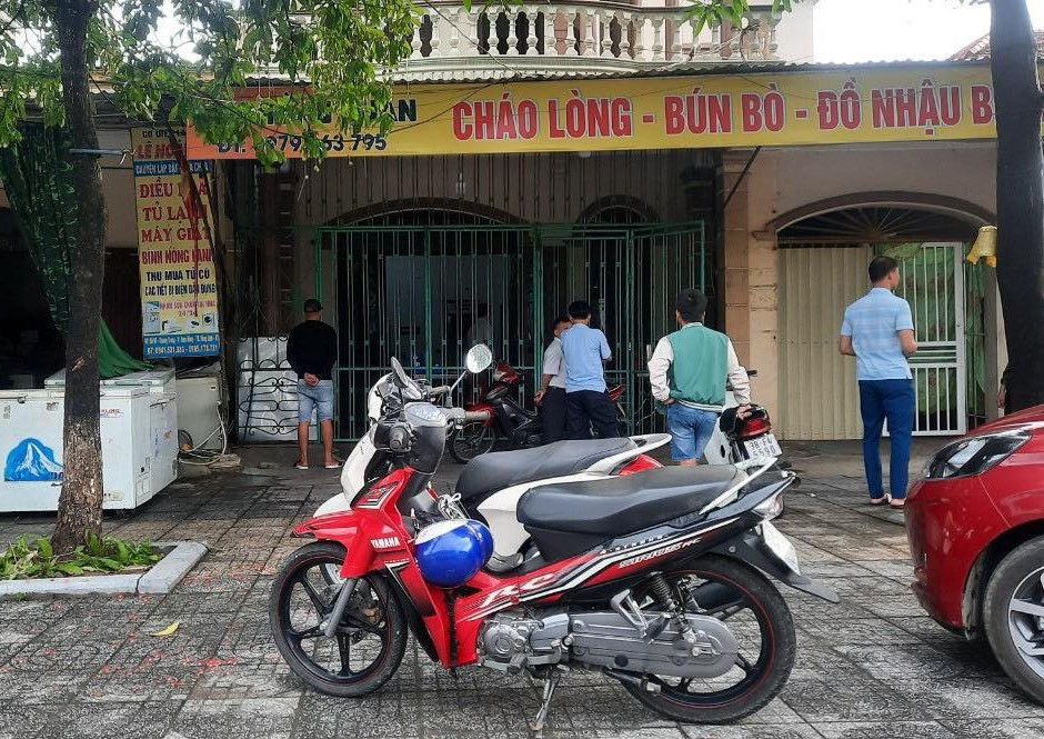 Hiện trường vụ việc.