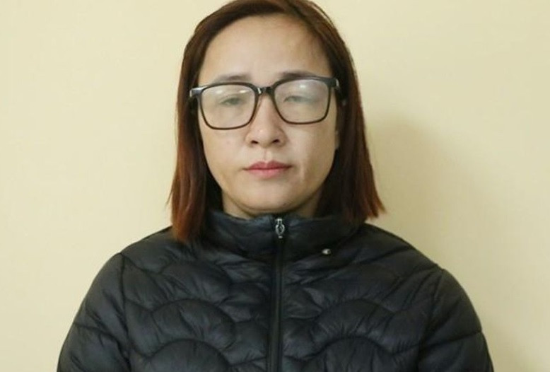 Nguyễn Thị Tuyết tại cơ quan điều tra.