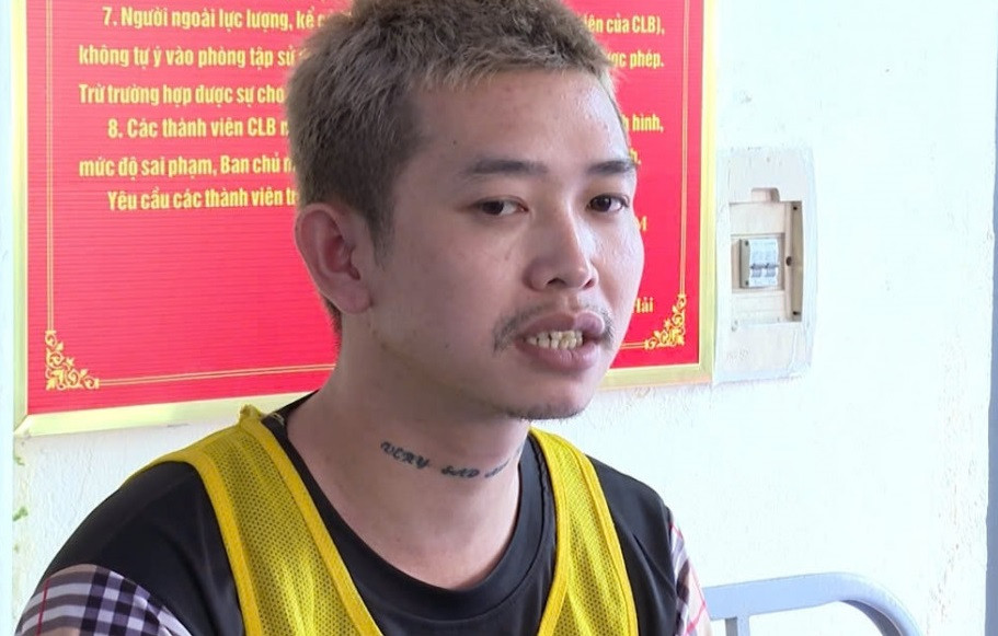 Đối tượng Đinh Văn Châu trong đường dây lừa đảo. (Ảnh: Công an cung cấp)