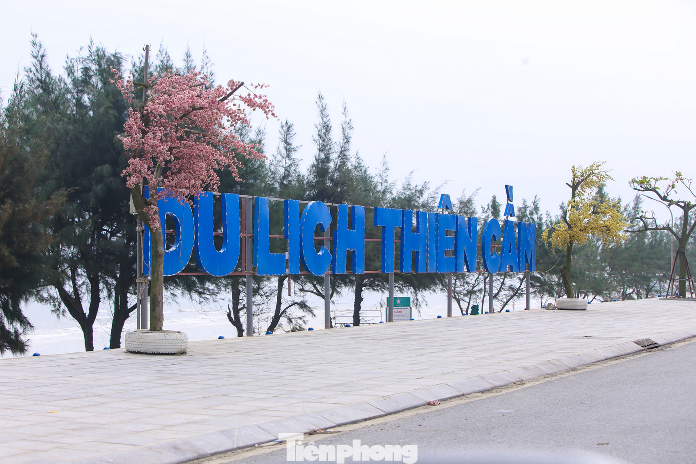 Tại biển Thiên Cầm thuộc huyện Cẩm Xuyên. Địa điểm du lịch biển này cách trung tâm TP. Hà Tĩnh khoảng 25 km, gồm quần thể núi, biển, đền, chùa, khu lưu trú. Đây là điểm đến quen thuộc của nhiều người dân địa phương và du khách gần xa.