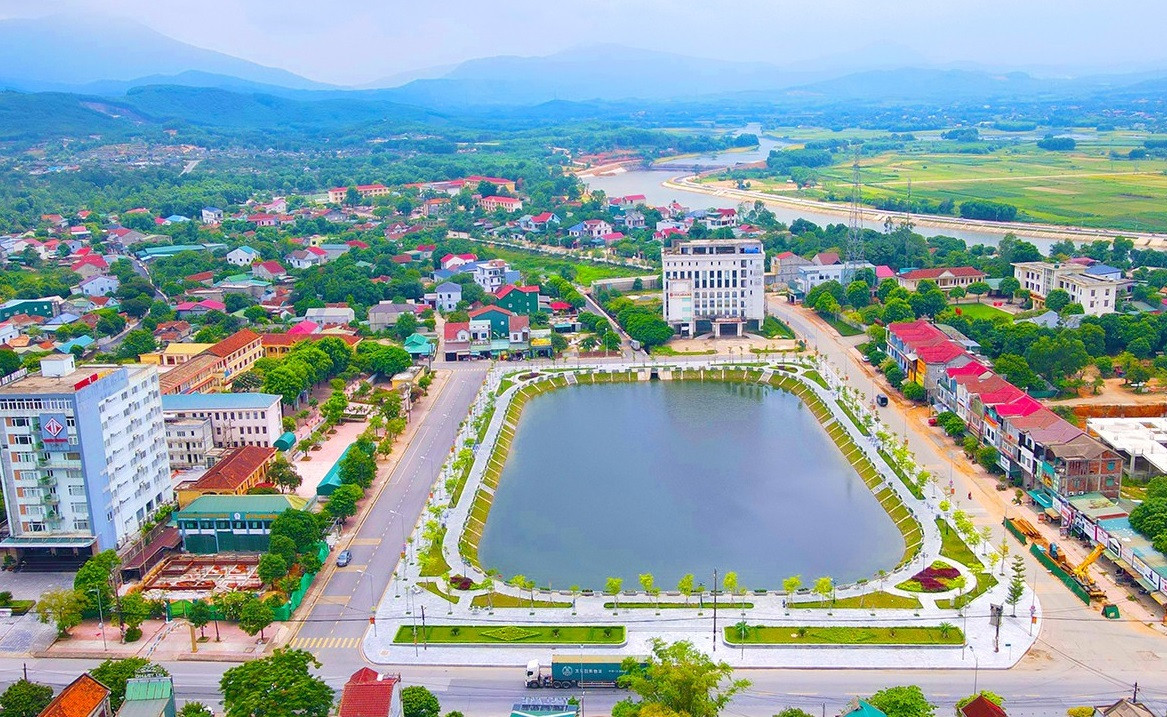 Một góc thị xã Kỳ Anh hiện nay. Ảnh: Báo Hà Tĩnh. Một góc thị xã Kỳ Anh hiện nay. Ảnh: Báo Hà Tĩnh.