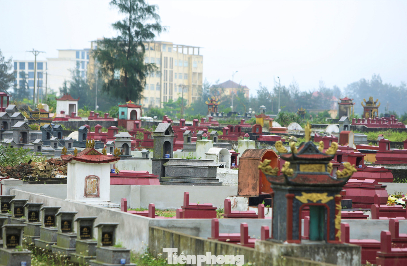 Nghĩa trang không chỉ làm mất mỹ quan mà còn ảnh hưởng đến tâm lý của du khách khi về nghỉ dưỡng.