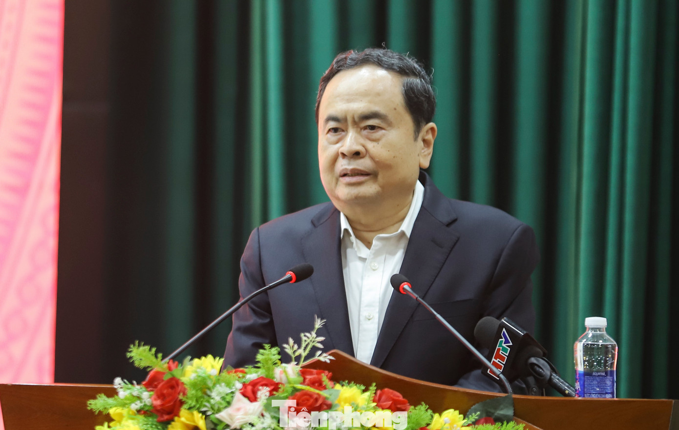 Chủ tịch Quốc hội Trần Thanh Mẫn ghi nhận sự nỗ lực của Hà Tĩnh trong công tác an sinh xã hội.