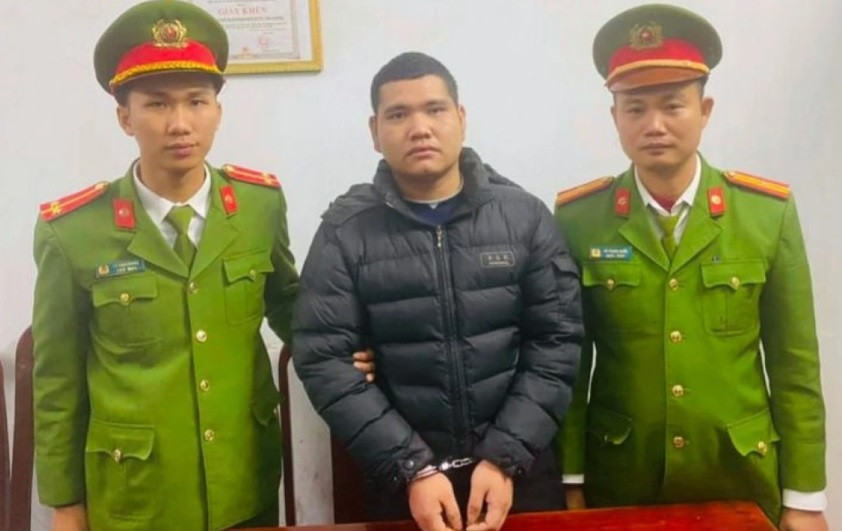 Nguyễn Hoàng Huy bị bắt giữ.