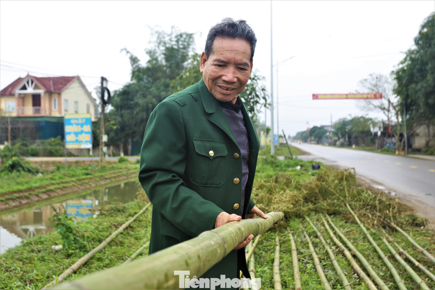 Cây nêu thường là những cây tre già, thẳng và cao từ 10-15 m, được lau sạch nhánh và trừ lại ngọn. Nhiều người còn dùng cây luồng làm gốc và gắn ngọn cây tre vào.