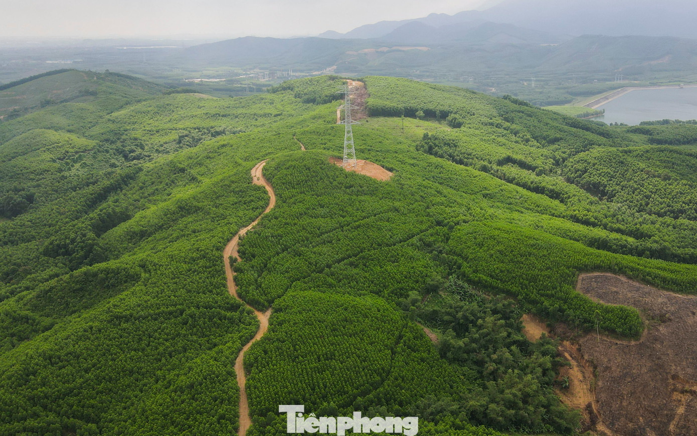 Dự án đường dây 500kV Quảng Trạch - Quỳnh Lưu dài 226km, là một trong bốn dự án thành phần thuộc Dự án đường dây 500kV mạch 3, có chiều dài 514km, nối từ Quảng Trạch (Quảng Bình) ra Phố Nối (Hưng Yên) với tổng vốn đầu tư 23.000 tỷ đồng do Tổng công ty Truyền tải điện Quốc gia (EVNNPT) làm chủ đầu tư, Ban quản lý (BQL) dự án các công trình điện Miền Trung (CPMB) quản lý điều hành. Trong hình, công trình qua địa bàn Hà Tĩnh có chiều dài 141,52km, với 285 vị trí móng cột, đi qua 8 huyện, thị xã.