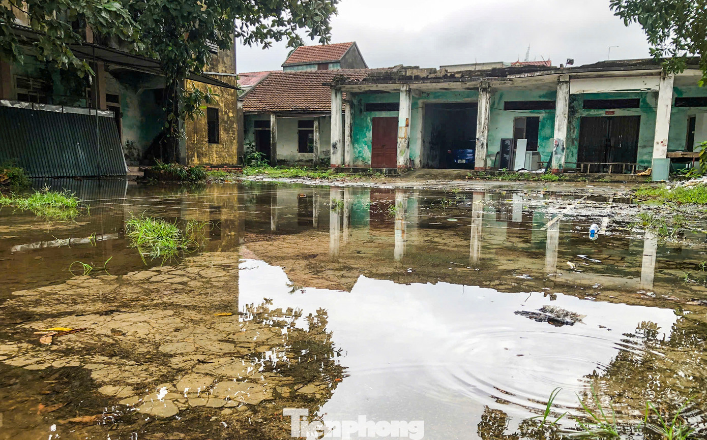 Các dãy nhà trong khuôn viên trung tâm này trở nên u ám bởi những bức tường đổ nát và rệu rã. Nhiều hạng mục xuống cấp có nguy cơ đổ sập bất cứ lúc nào.