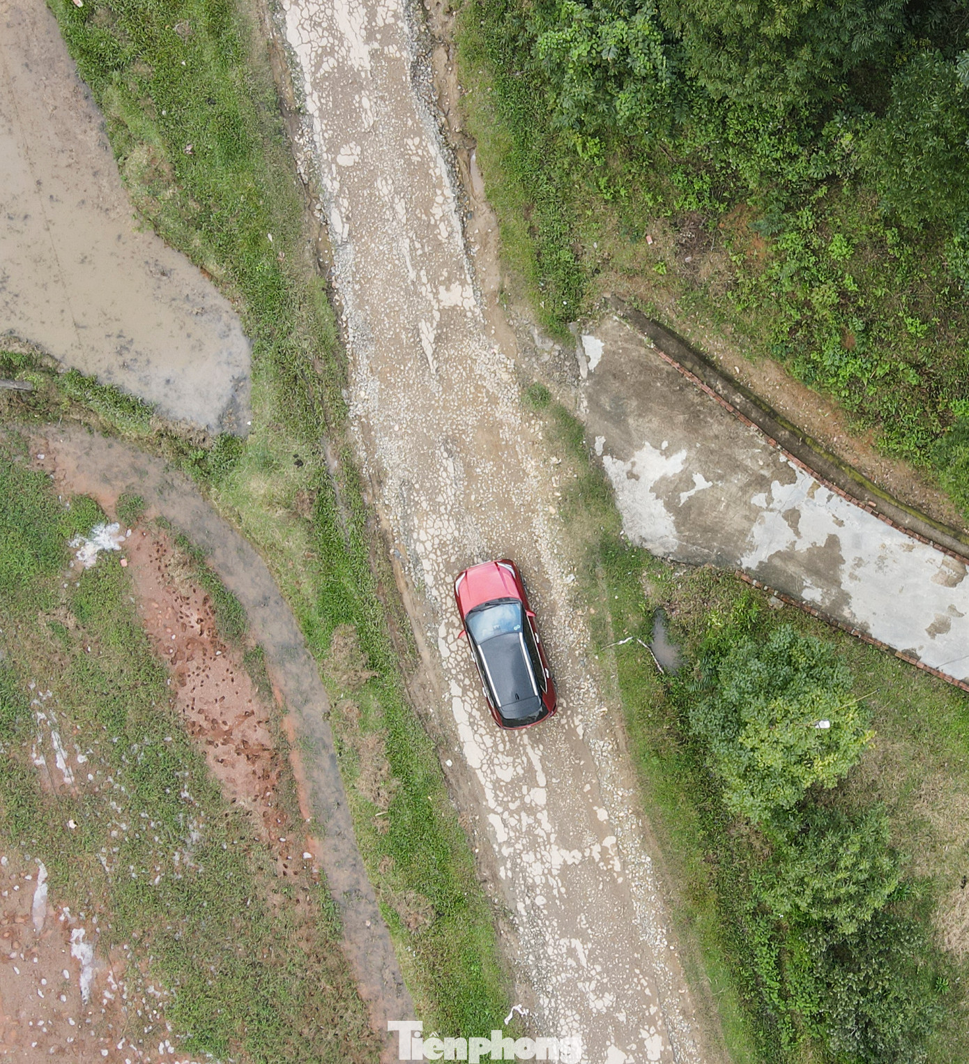 Người dân địa phương cho hay, tuyến đường chủ yếu phục vụ đi lại, vận chuyển nông sản của địa phương. Việc đường hư hỏng gây khó khăn, nguy hiểm cho người, phương tiện qua lại.