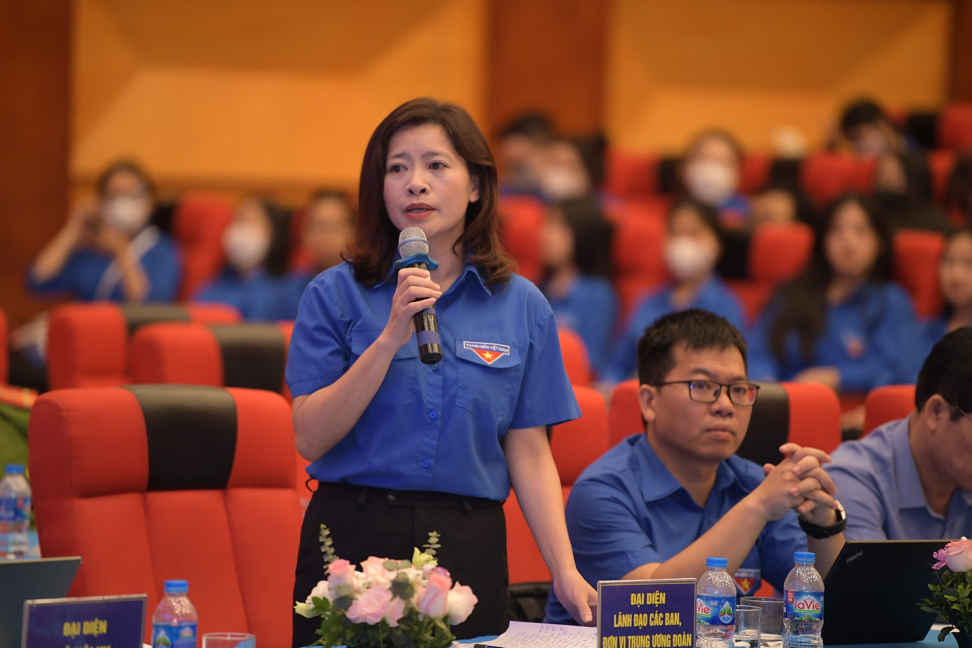 Chị Đỗ Thị Kim Hoa – Giám đốc Trung tâm tình nguyện Quốc gia