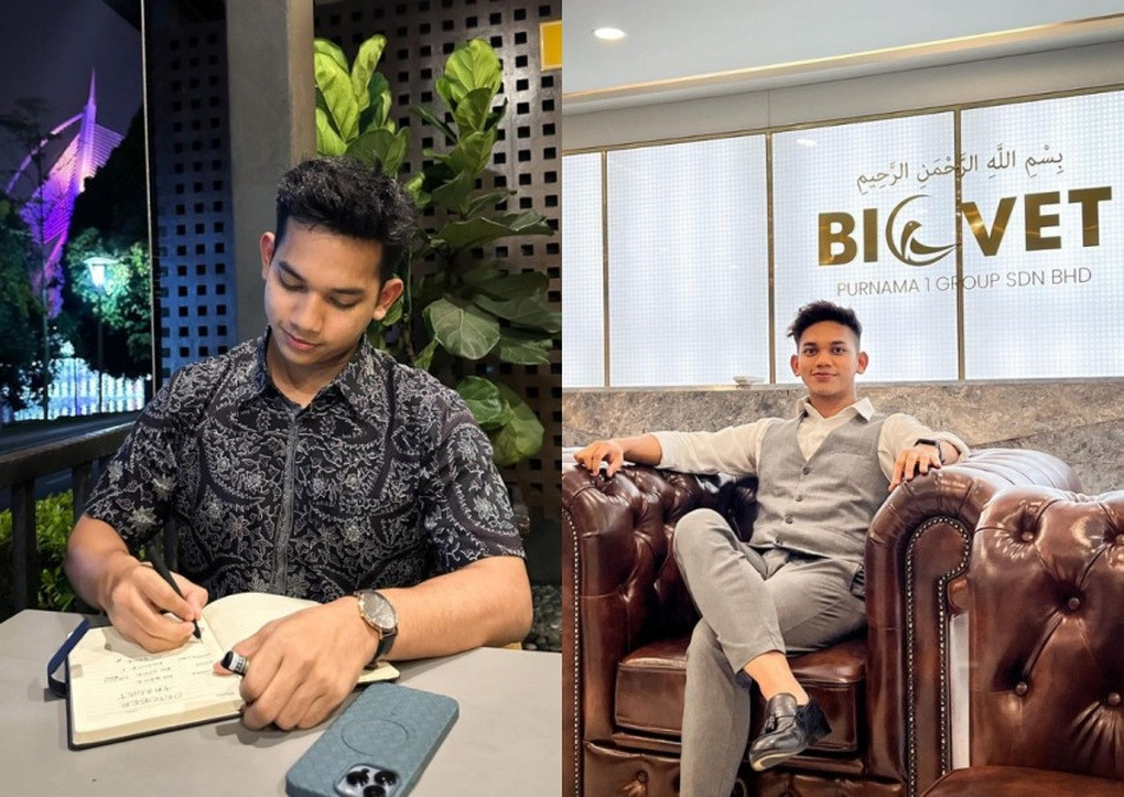 Munashraf Munawar trở thành một trong những triệu phú trẻ nhất Malaysia (Ảnh: Munashraf).