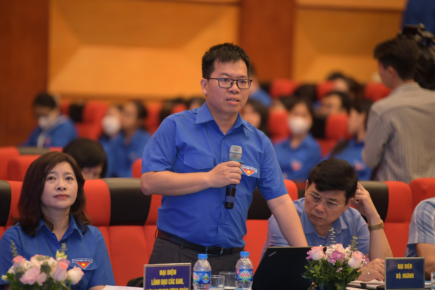 Anh Lê Thanh Tú - Trưởng ban Thanh niên xung phong T.Ư Đoàn. Ảnh: Dương Triều