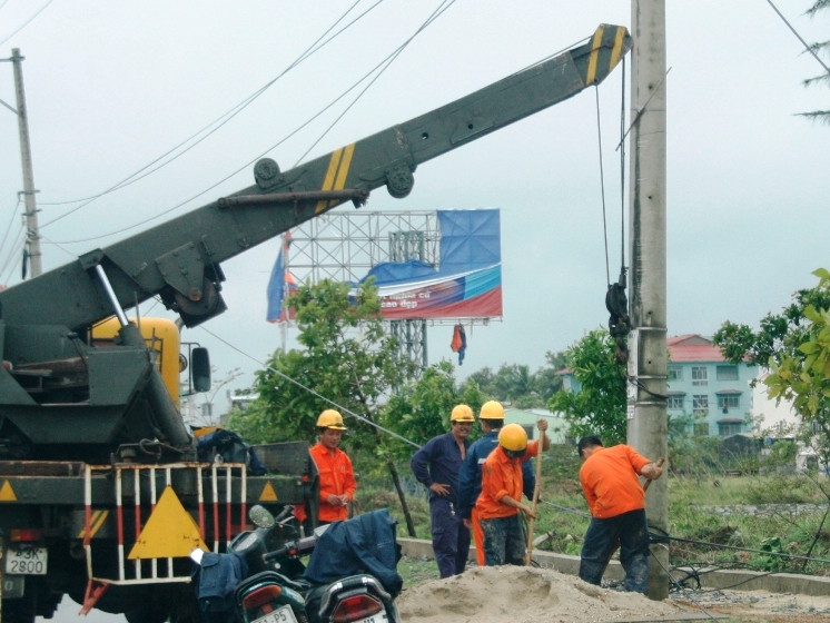 Ngành điện đang tích cực khắc phục sự cố