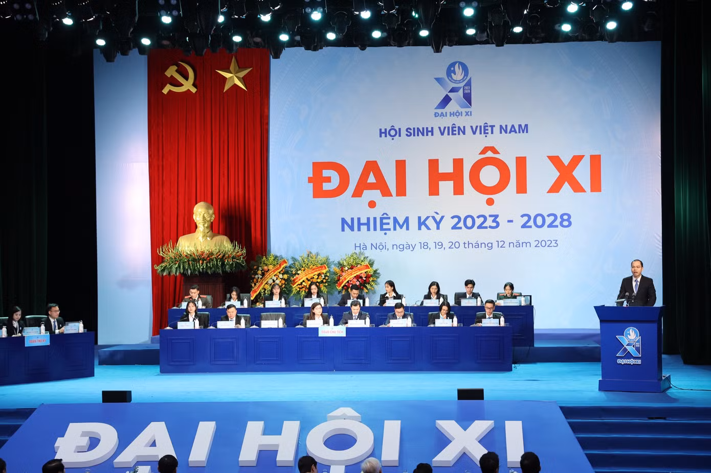 Đại hội đại biểu toàn quốc Hội SVVN lần thứ XI làm việc phiên thứ 4.