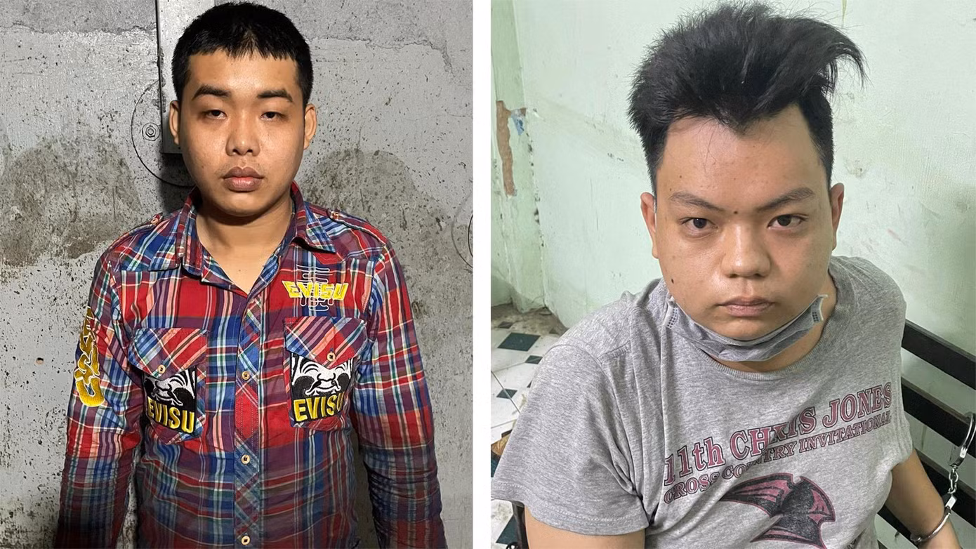 Khánh và Nam tại cơ quan Công an.