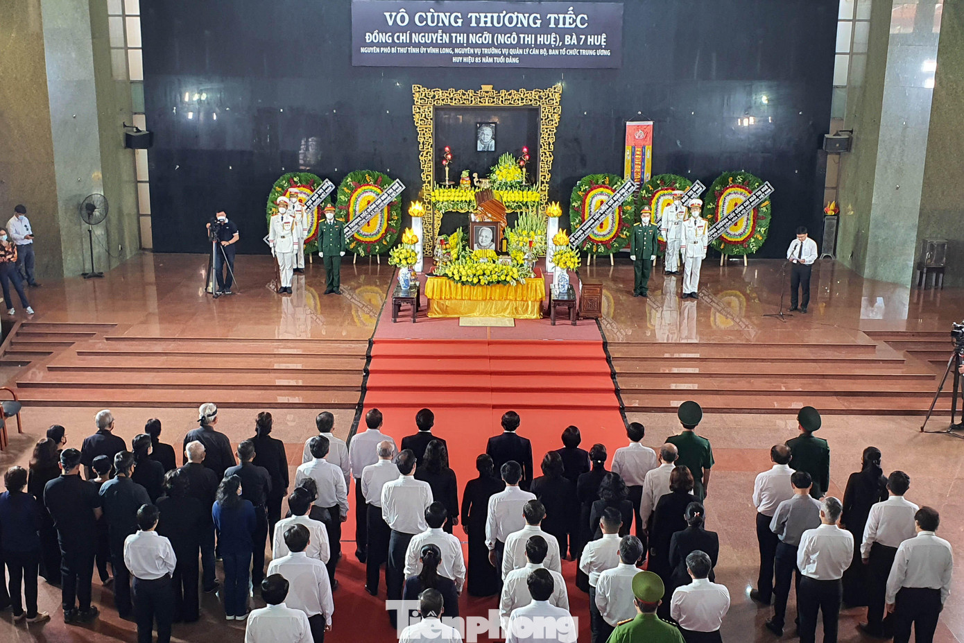 Lễ viếng bà Ngô Thị Huệ được tổ chức trọng thể tại Nhà tang lễ Quốc gia phía Nam.