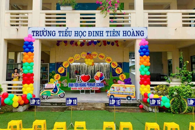 Trường tiểu học Đinh Tiên Hoàng. Trường tiểu học Đinh Tiên Hoàng.
