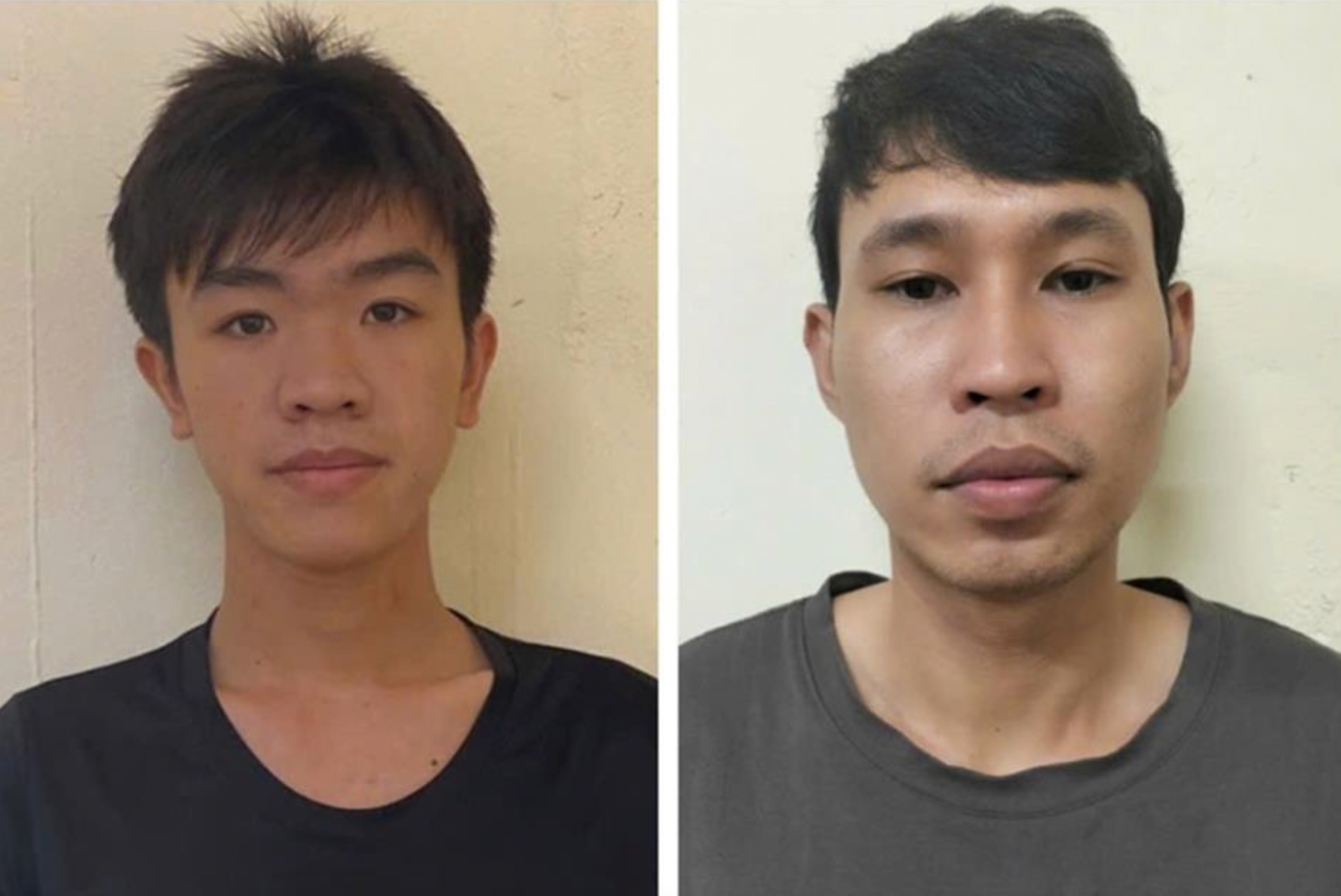 Đối tượng Nguyễn Ngọc Hùng và đối tượng Trần Văn Đức.