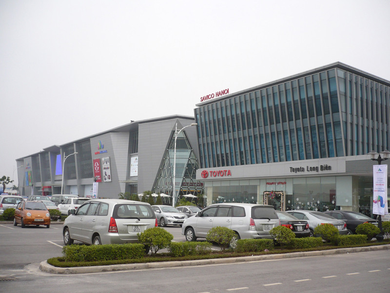 TTTM Savico xây dựng trên nền bãi đỗ xe Gia Thụy từng được TP Hà Nội quy hoạch. Ảnh: Trọng Đảng