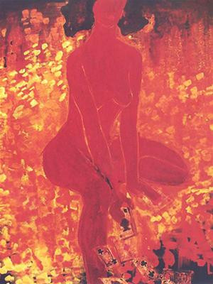 Hoa thơm - sơn mài Ngô Thành Nhân