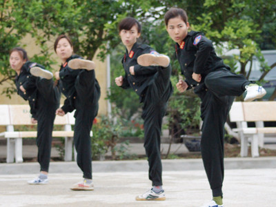 Luyện tập võ thuật. Luyện bài võ Triều Tiên