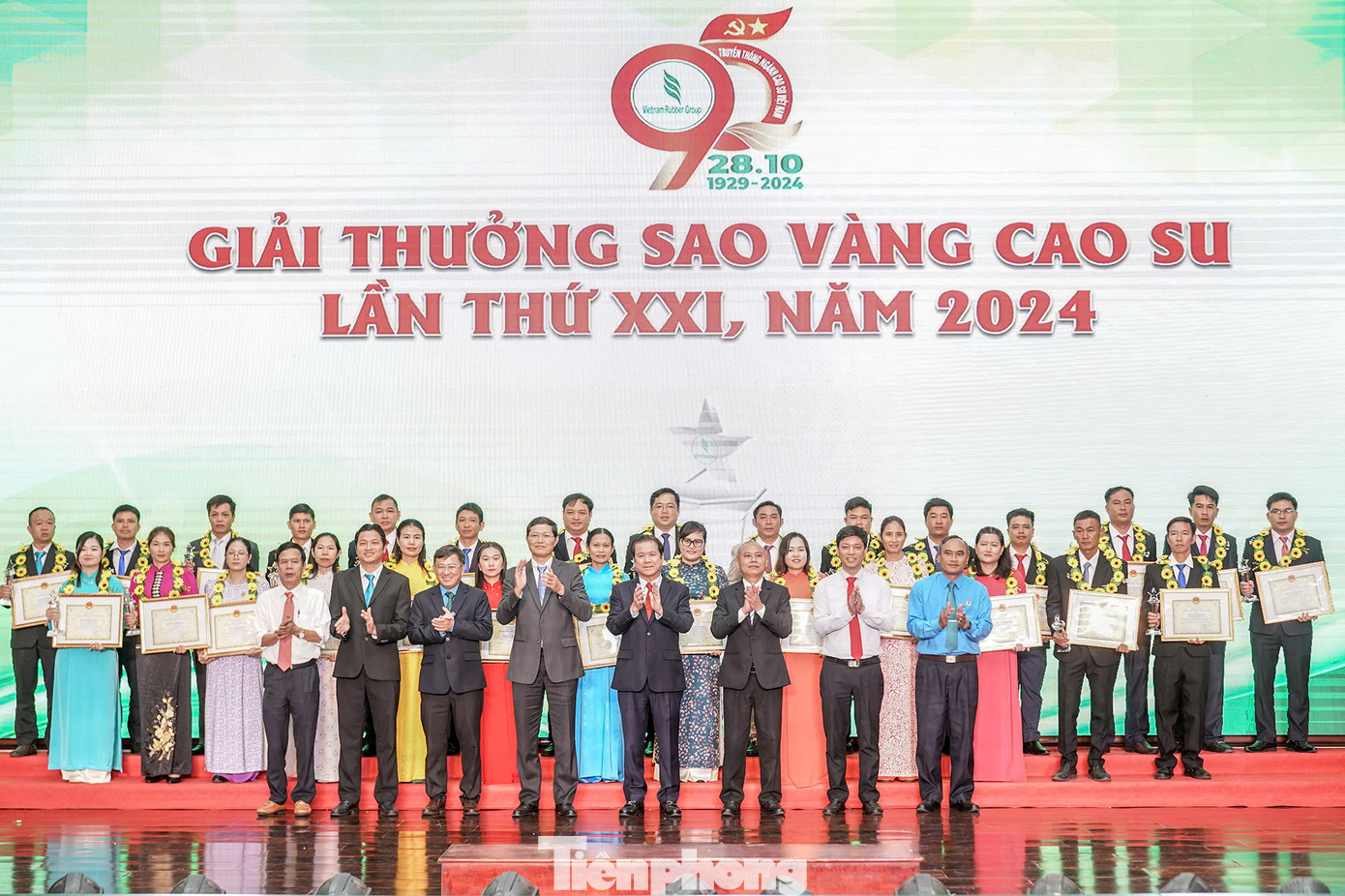 Trao giải thưởng Sao Vàng Cao su