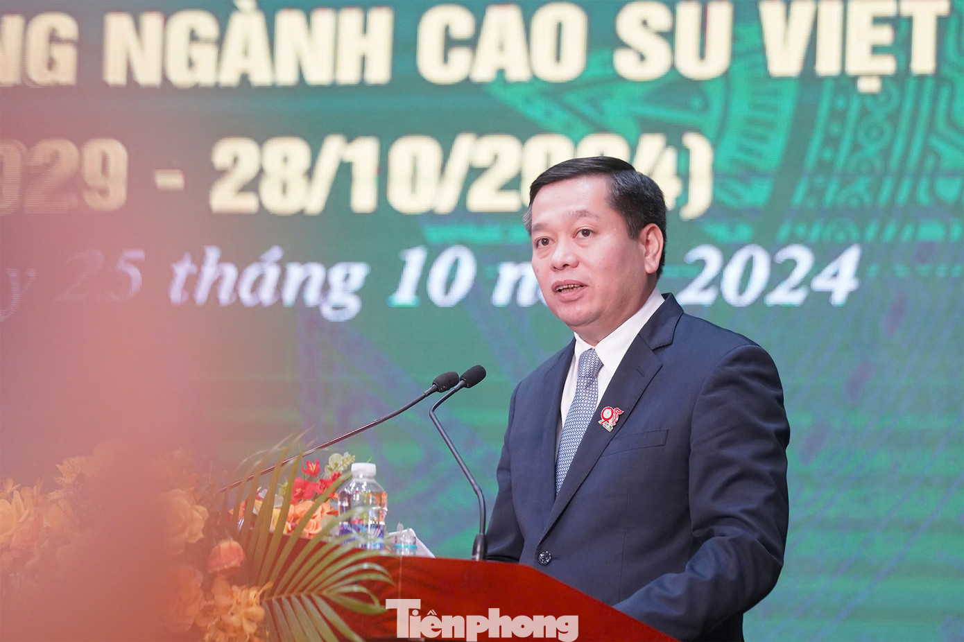 Ông Nguyễn Long Hải - Bí thư Đảng ủy Khối Doanh nghiệp Trung ương phát biểu