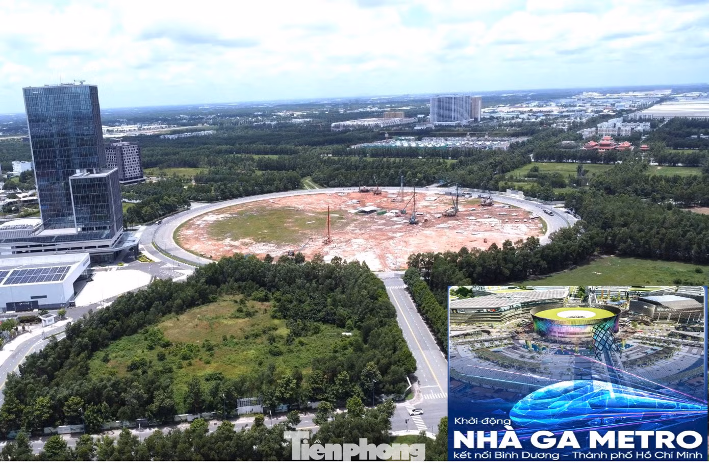 Xây dựng hệ thống tàu điện kết nối thành phố mới Bình Dương với tuyến metro số 1 (Bến Thành - Suối Tiên) của TPHCM.