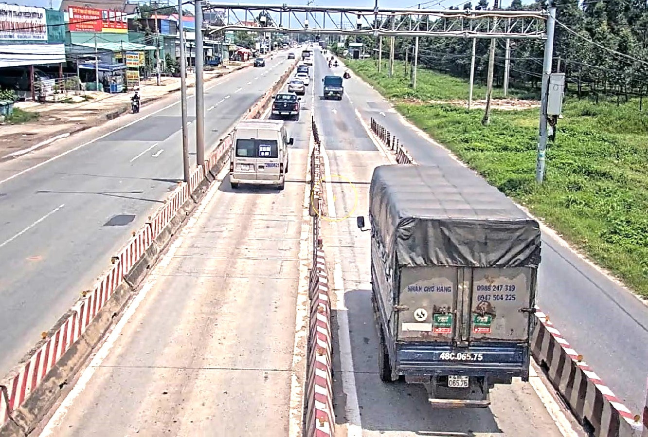 Khu vực bố trí trạm cân trên tuyến ĐT.741