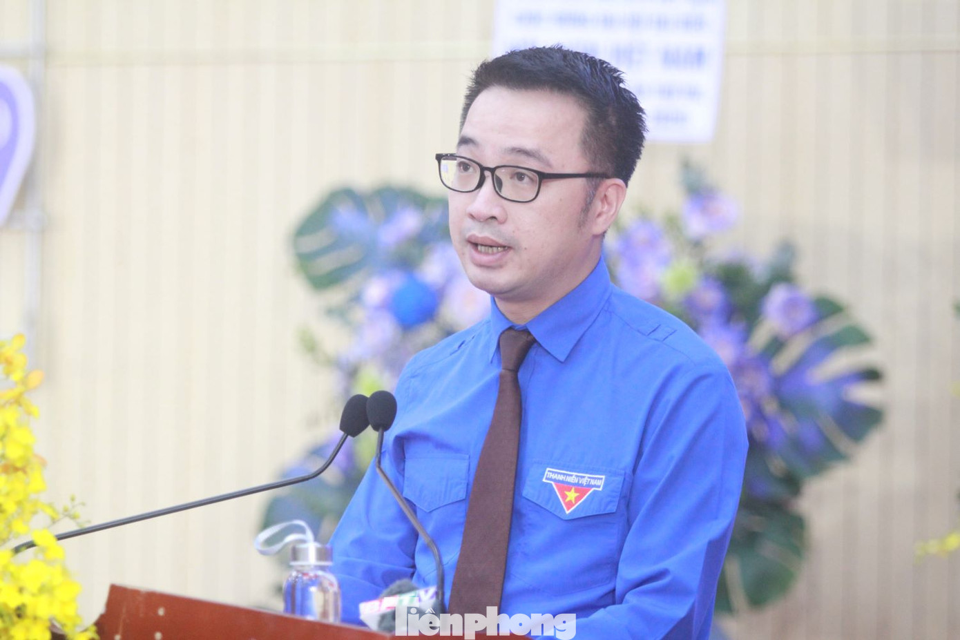 Anh Nguyễn Tường Lâm - Bí thư Ban Chấp hành Trung ương Đoàn, Phó Chủ tịch Trung ương Hội LHTN Việt Nam phát biểu. Ảnh: Hương Chi Anh Nguyễn Tường Lâm - Bí thư Ban Chấp hành Trung ương Đoàn, Phó Chủ tịch Trung ương Hội LHTN Việt Nam phát biểu. Ảnh: Hương Chi