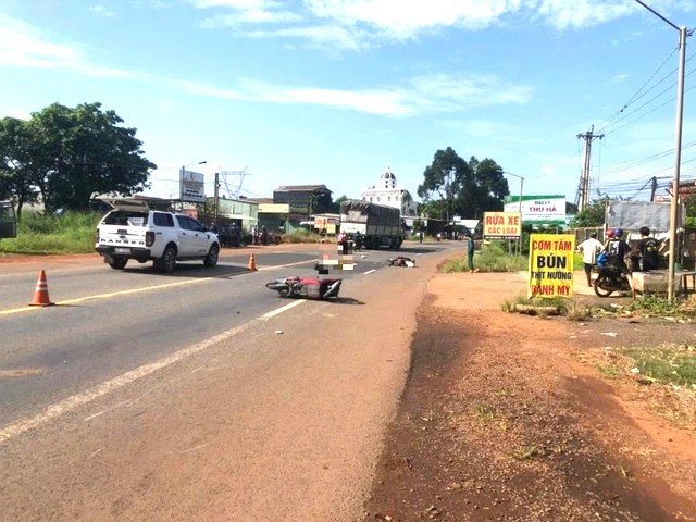 Hiện trường vụ tai nạn