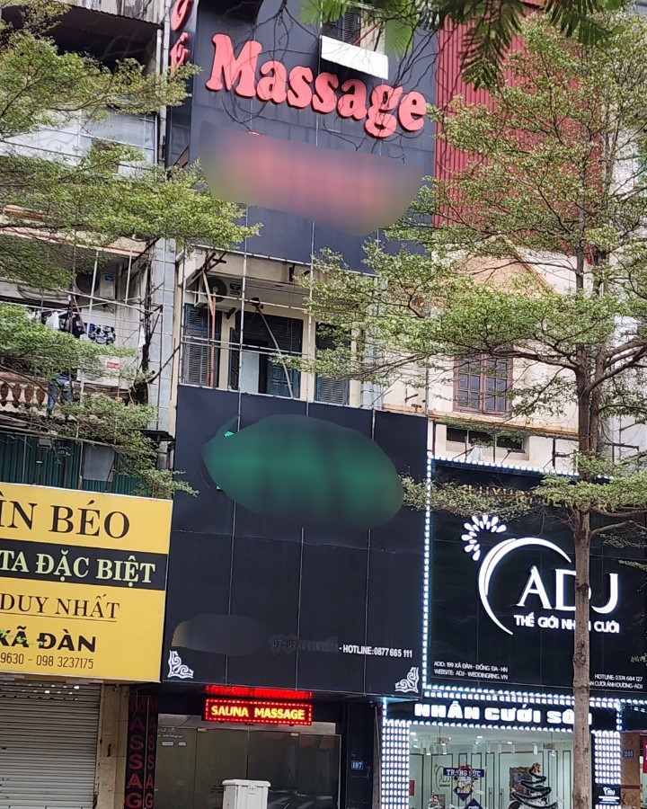 Cơ sở massage E.V trên đường Xã Đàn Cơ sở massage E.V trên đường Xã Đàn