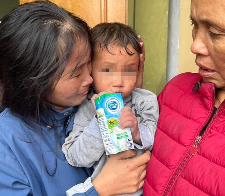 Thời điểm được tìm thấy, cháu Phúc A. hoảng sợ, trên người có nhiều vết xước.