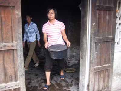Thảo đảm nhiệm việc chăn nuôi