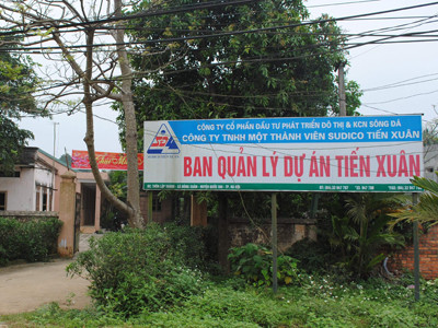 Văn phòng Ban quản lý Dự án khu đô thị Tiến Xuân 