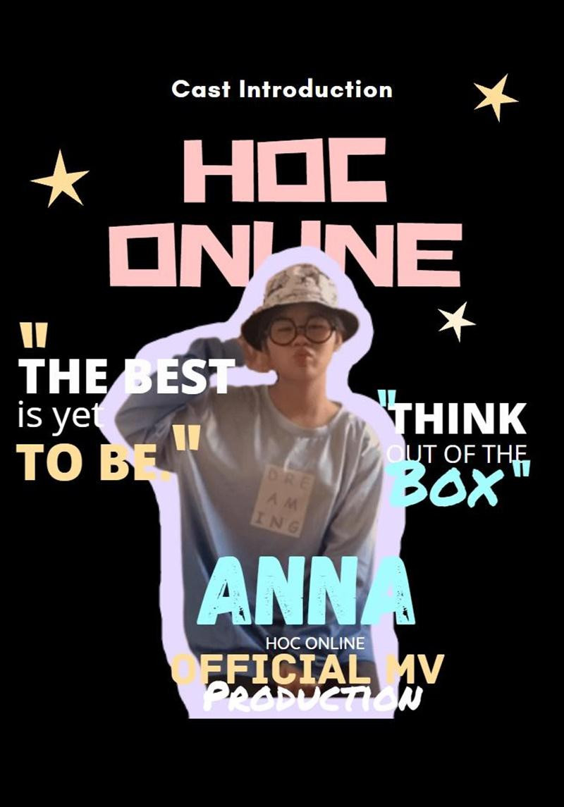 Anna (Bùi Khánh An, lớp 9A4 THCS Archimedes Academy, Hà Nội).