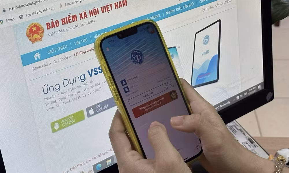 Hơn 1,7 triệu lượt đăng nhập ứng dụng VssID thành công bằng tài khoản VNeID.