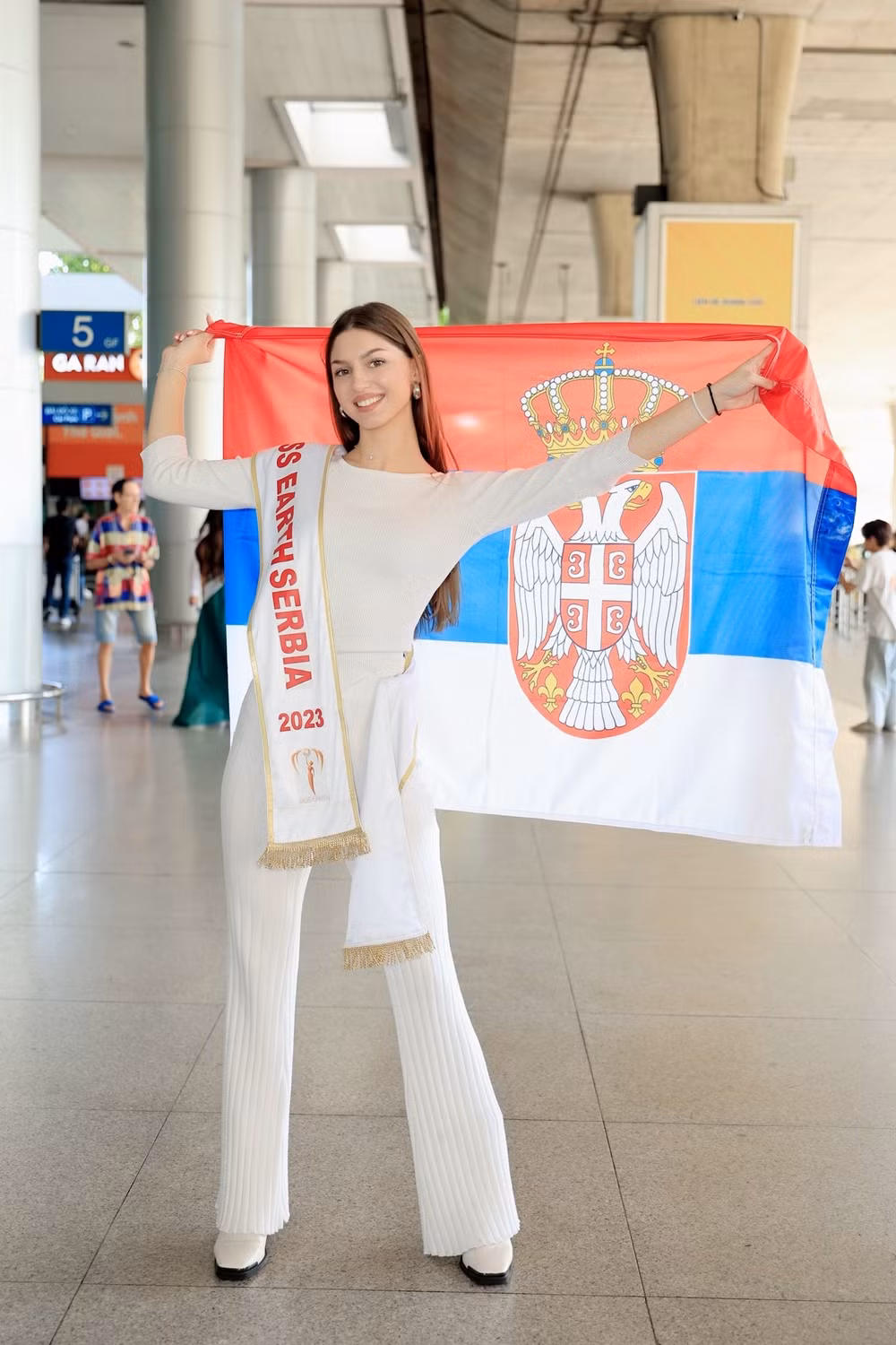 Miss Earth Serbia - Hoa hậu Trái Đất Serbia 2023 Andjela Vanevski.