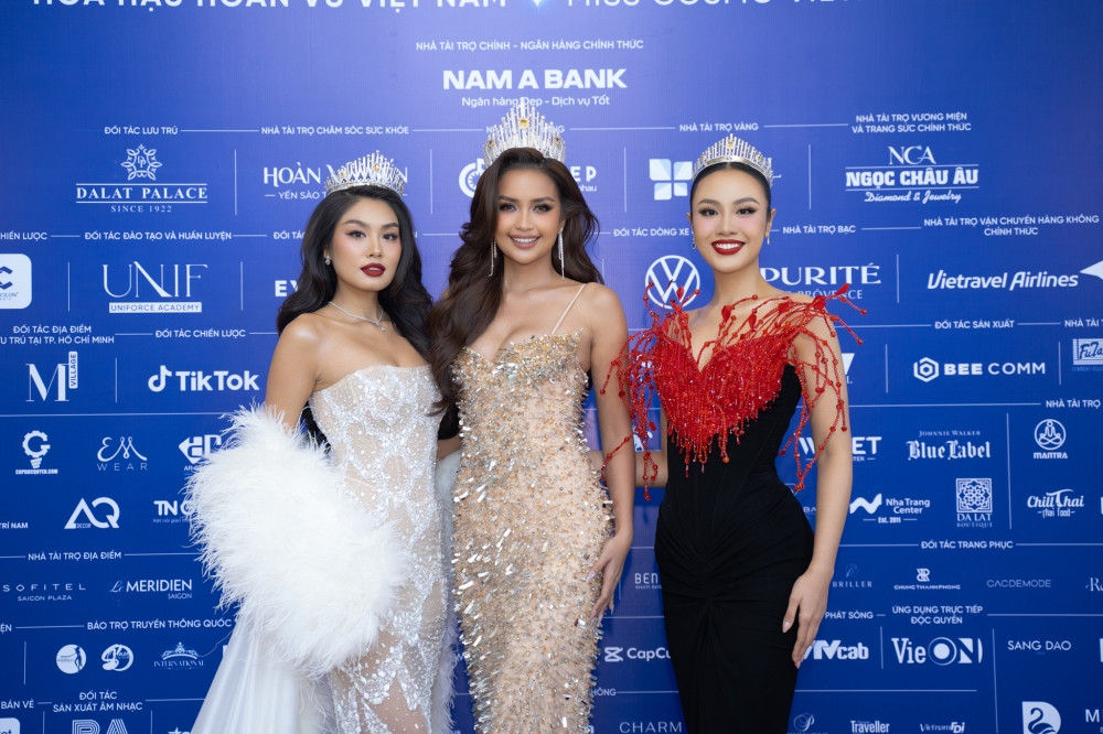 Top 3 Hoa hậu Hoàn vũ Việt Nam 2022.