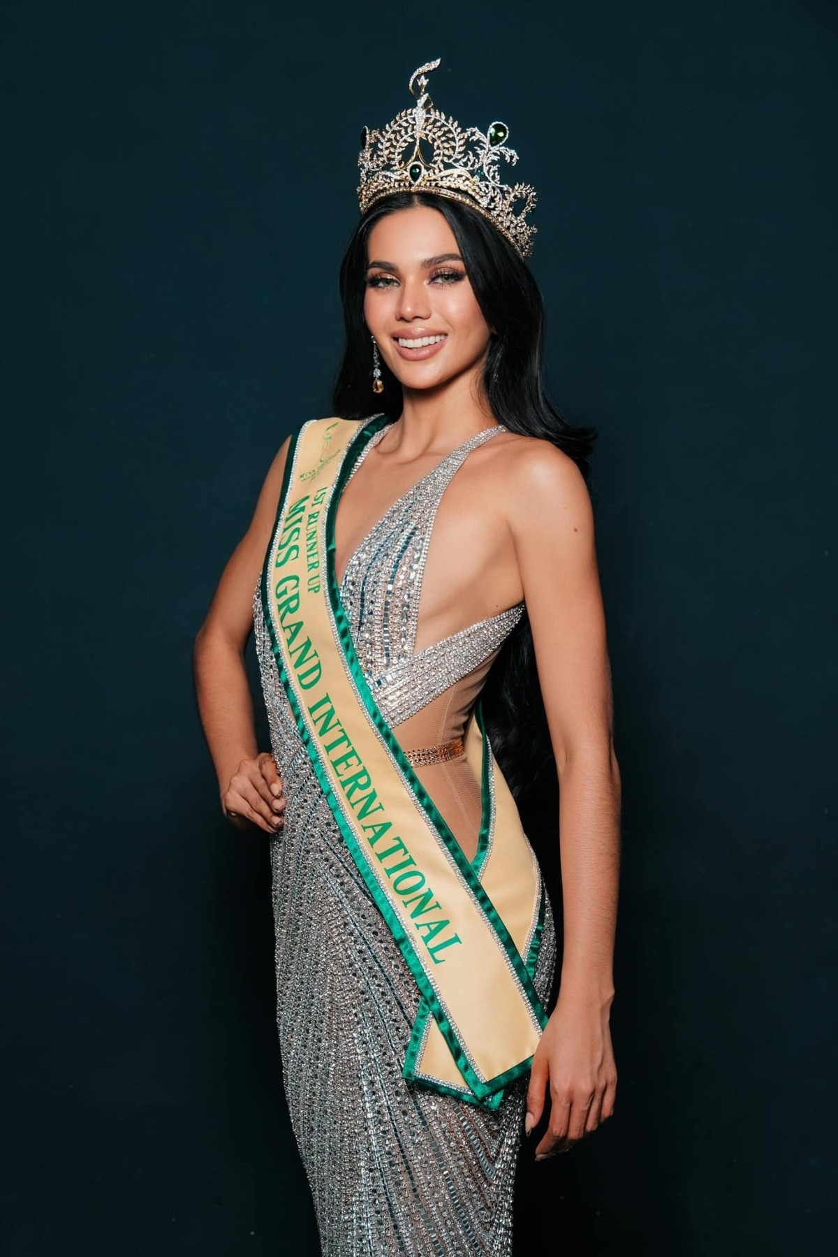 Á hậu 1 Miss Grand International 2024 người Philippines Christine Juliane Opiaza.