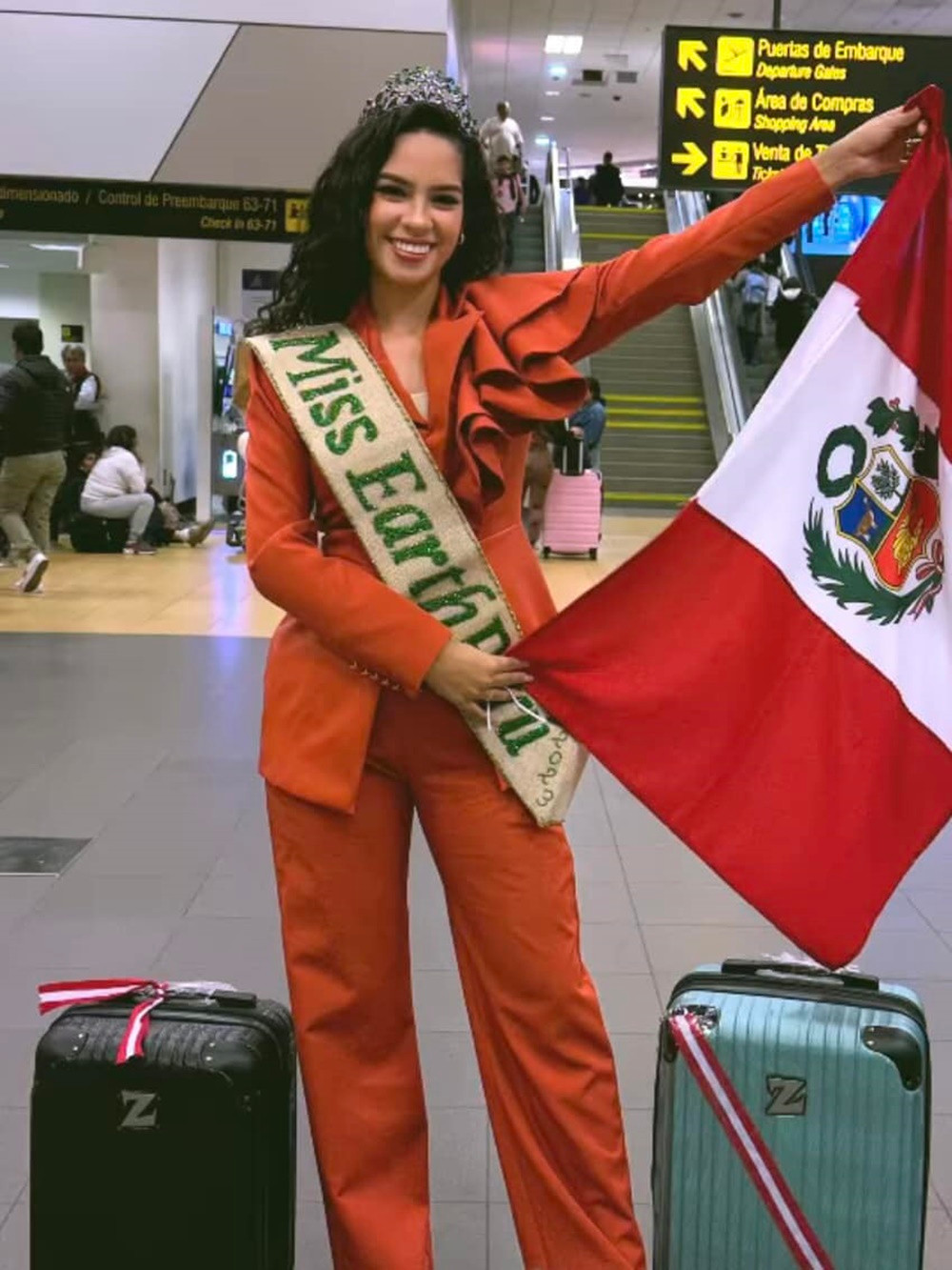 Miss Earth Peru - Hoa hậu Trái Đất Peru 2023 Nancy Salazar.
